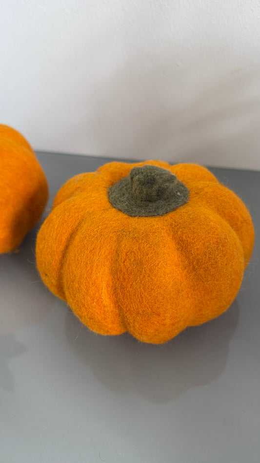 Felt Wool Decorative Pumpkins – Autumn Home Decor