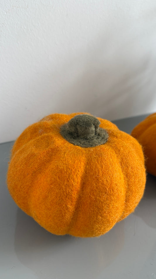Felt Wool Decorative Pumpkins – Autumn Home Decor