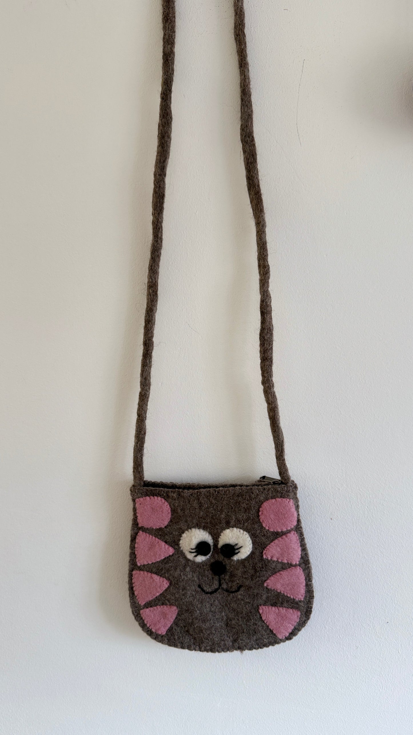 Handmade Felt Cat Bag